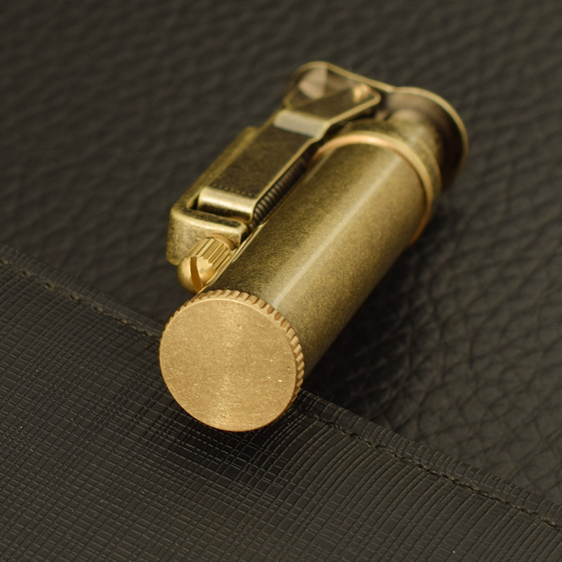 Visual Creative Retro Old-fashioned Grinding Wheel Kerosene Lighter - Image 11