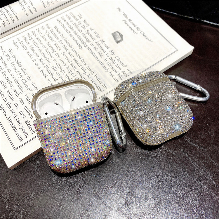 Luxury Rhinestone Headphone Cover Generation Wireless Bluetooth Silicone Case Thousand Drill Tide - Image 6