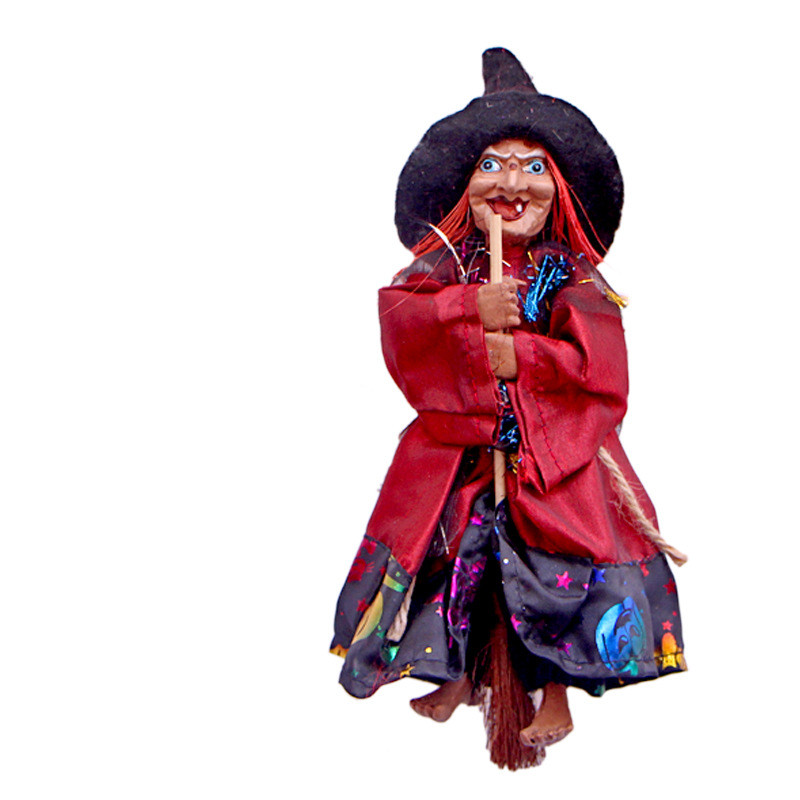 Festival bar retro witch ornaments broom haunted house