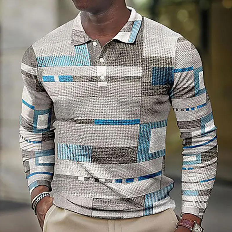 Long Lapel Button Sleeve Men's Fashion