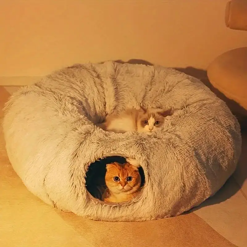 Cats Bed Christmas Beds Plush Cushions Warm