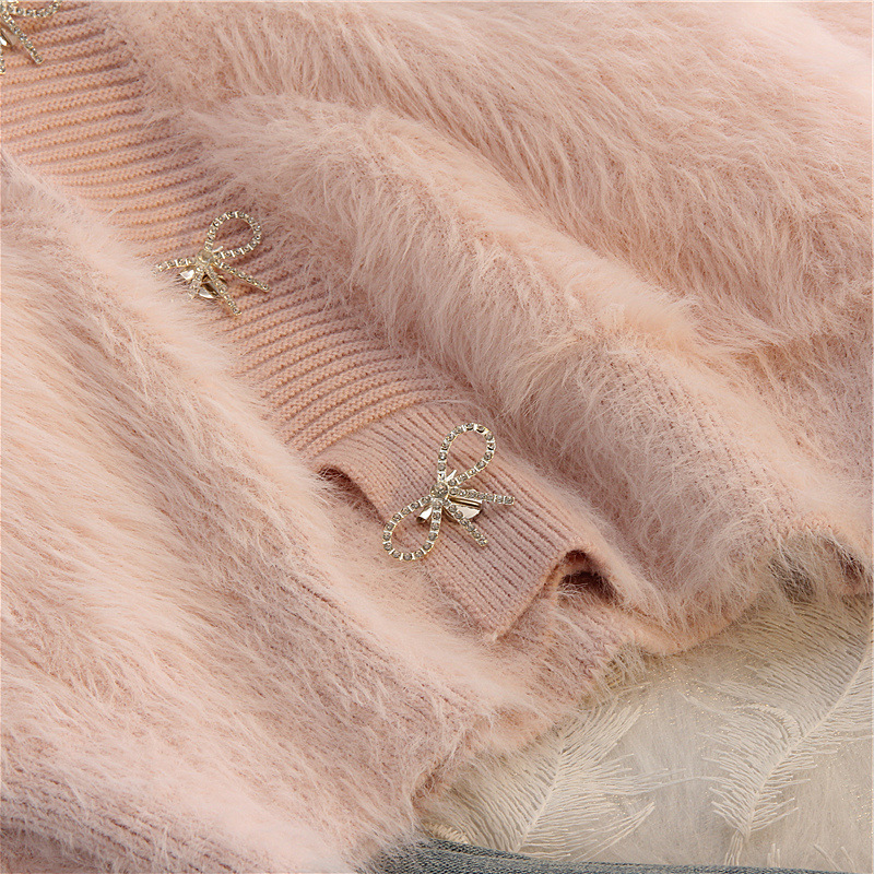 Women's Fashion Loose V-Neck Sweater Jacket