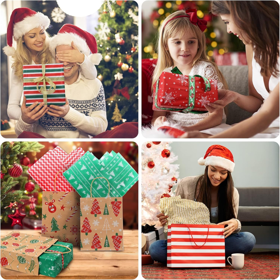 Christmas Tissue Paper, 100 Sheets