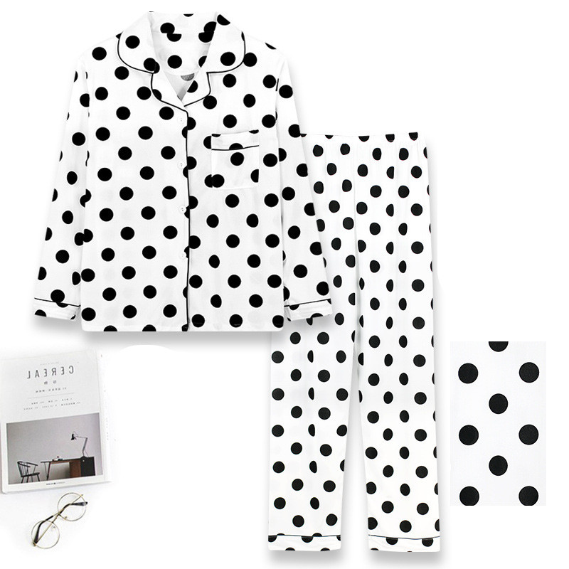 Title 19, Womens Pajamas Long Sleeve Cardigan Lapel Two P...