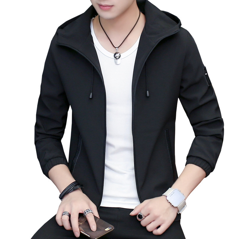 Title 3, Mens new hooded jacket with a trendy design. C...