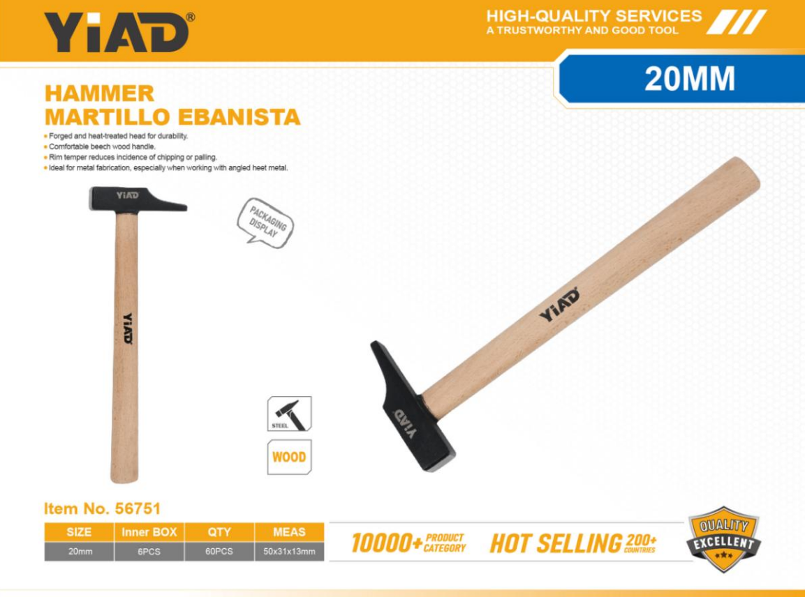 20MM French Woodworking Hammer-Only Support Self-pickup, And The Free Shipping Price Is An Anti-auction Price