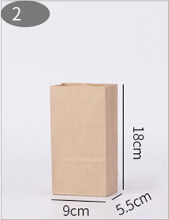 Title 8, 100 pcs Paper bags for Kraft refrigerator