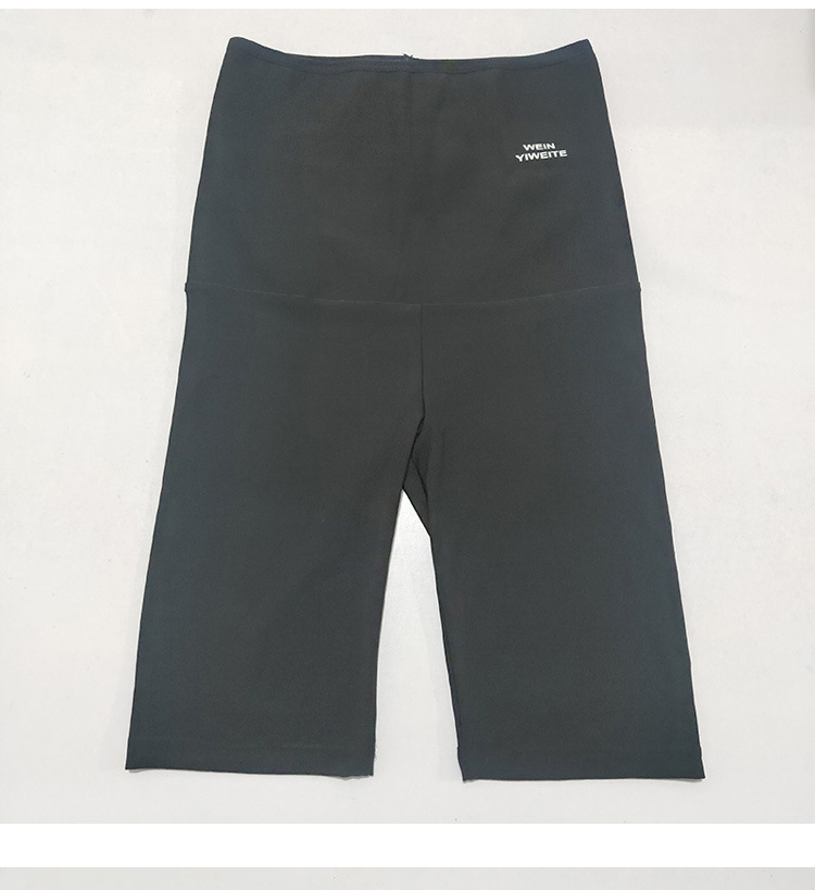 Womens Abdomen Buttocks Sweating Leggings Yoga Clothes Tank Top And Shorts