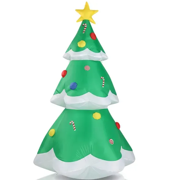 6.9 FT Lighted Christmas Inflatable Decoration, Inflatable Christmas Tree, Blow Up Yard Decorations With Built in LED Lights For Holiday Party Fron... As Picture - Shop at LoveMi