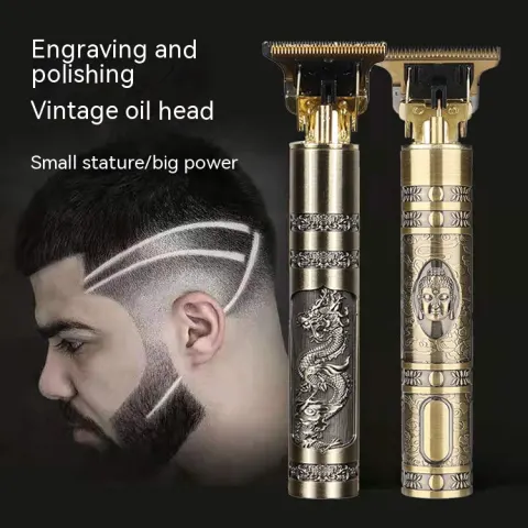 Trim Electric Metal Hair Cutting Knife Clippers Buddha Head