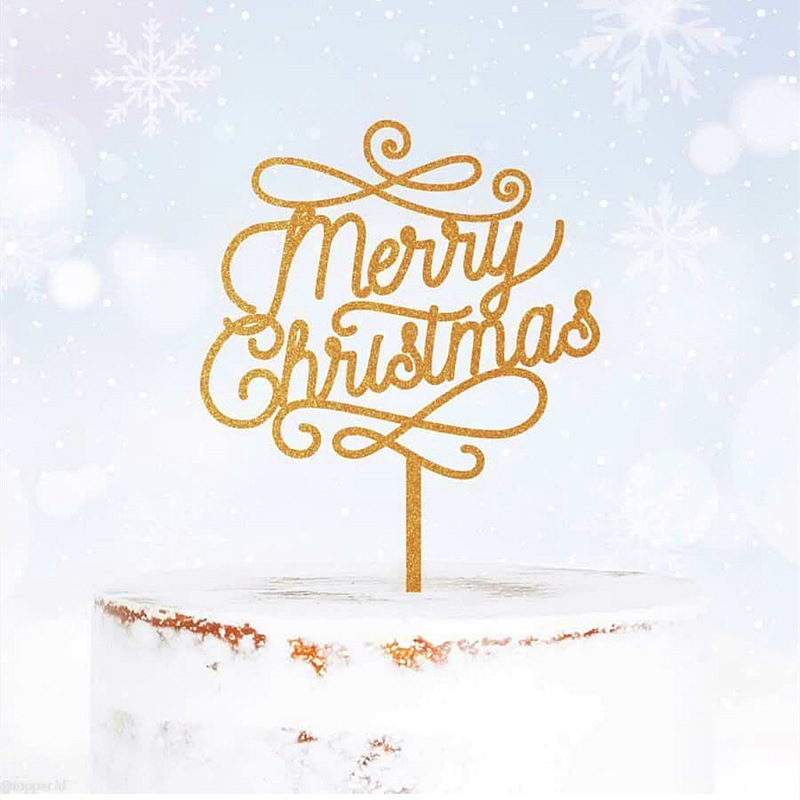 Golden Lines Merry Christmas