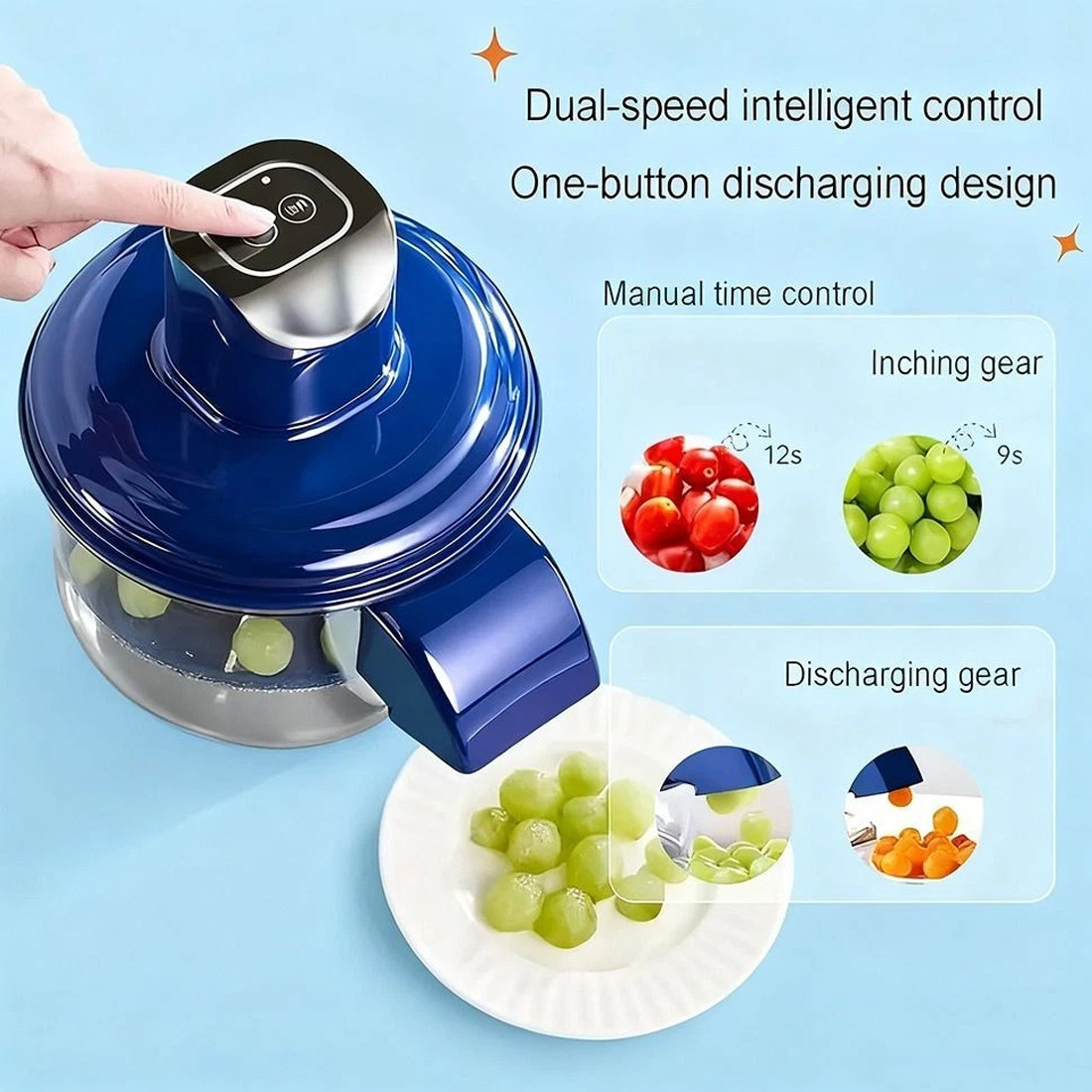 Effortless Peeling Electric Grape Machine Fruit Peeler Tool — image 5