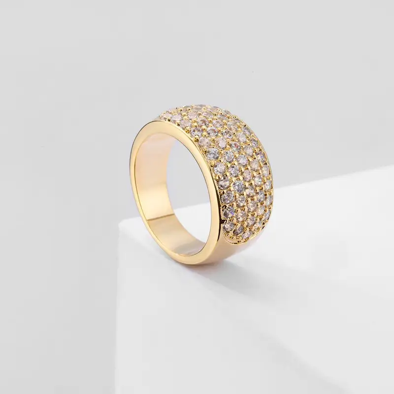 Simple Fashion Circle Gold Ring