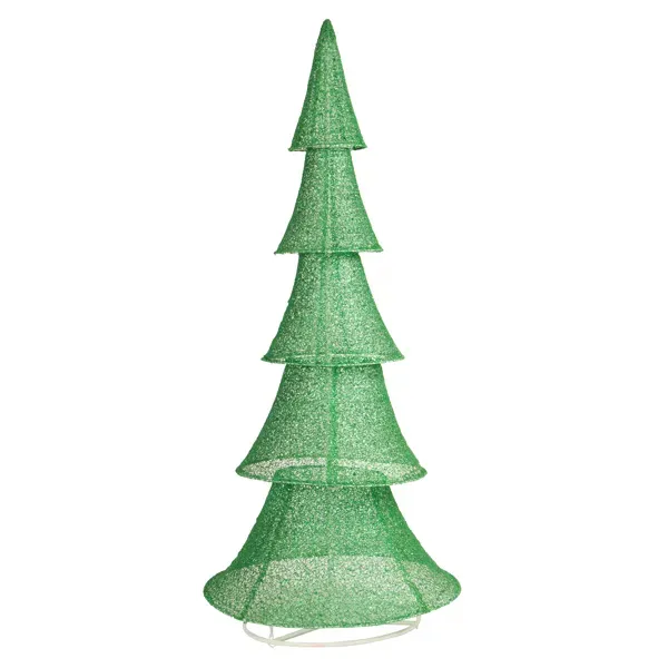 6FT Lighted Christmas Tree Yard Decorations, Pre lit Pull Up Christmas Tree With 200 LED Warm White Lights For Xmas Outdoor Holiday Indoor Decor Li... Default Title - Shop at LoveMi