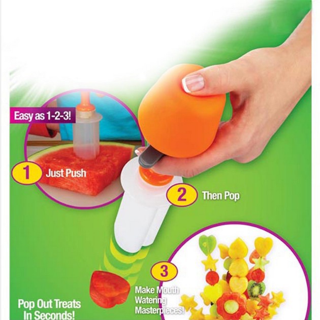 Title 7, Fruit Cake Model DIY Fruit Decorator 6-piece Set