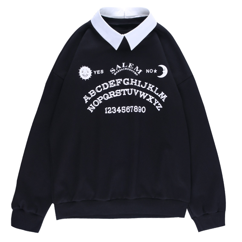 Title 2, Loose sweatshirt with removable collar