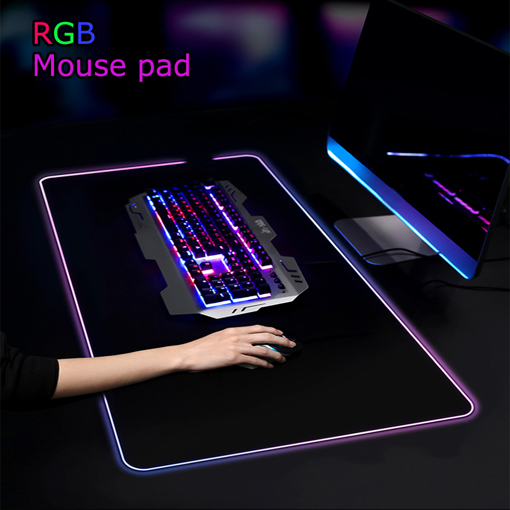 Luminous Mouse RGB Mouse LED Gaming Large Office Desk Pad |