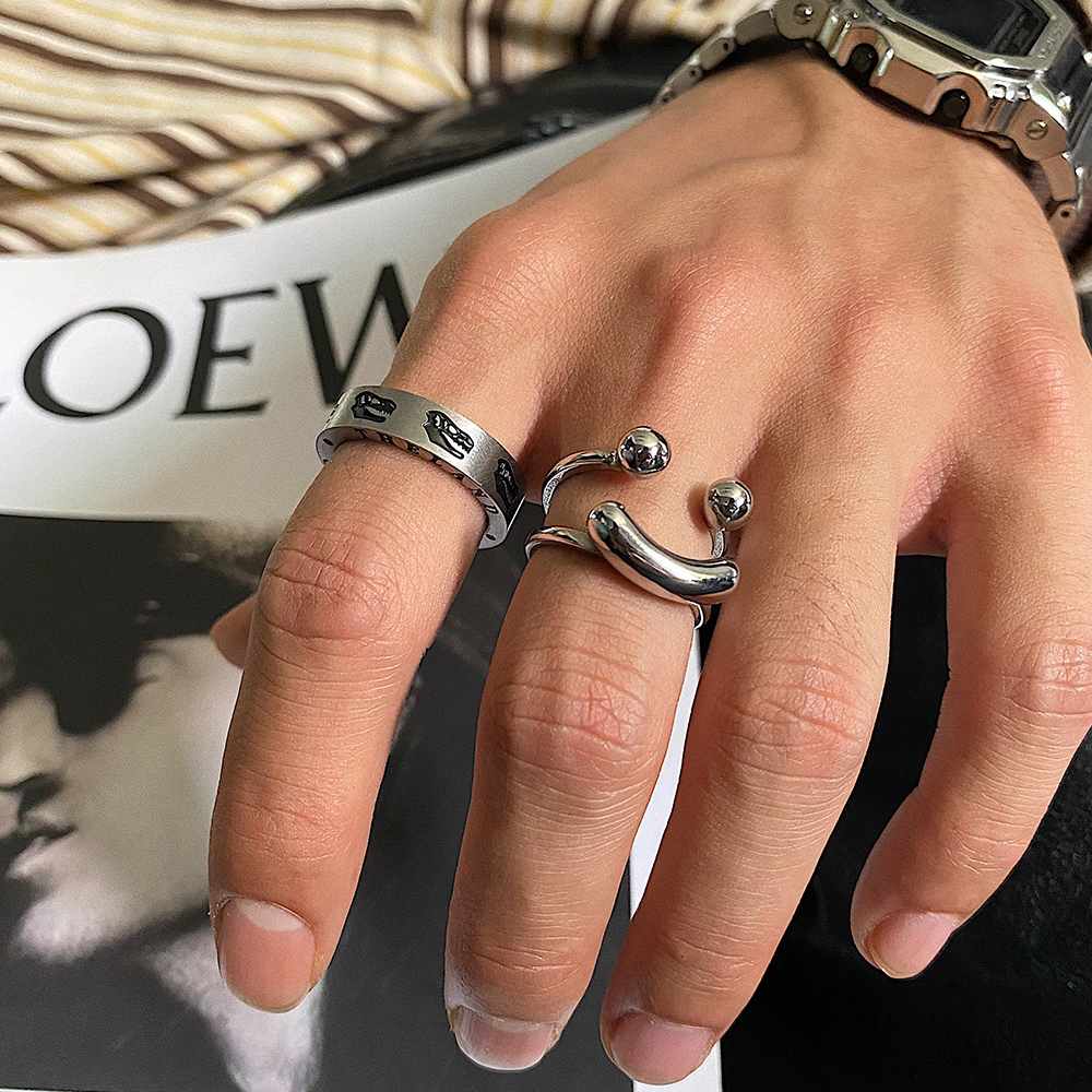 Hong Kong Style Retro Hip Hop Ring