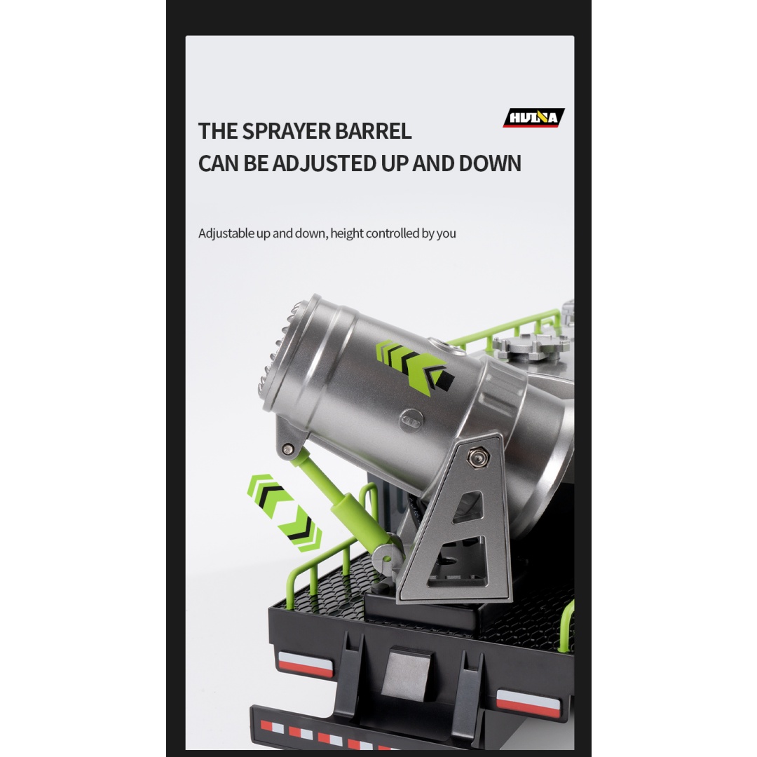 Huina 1316 1-18 Semi-Alloy Remote Controlled Fog Cannon Truck Toy 11