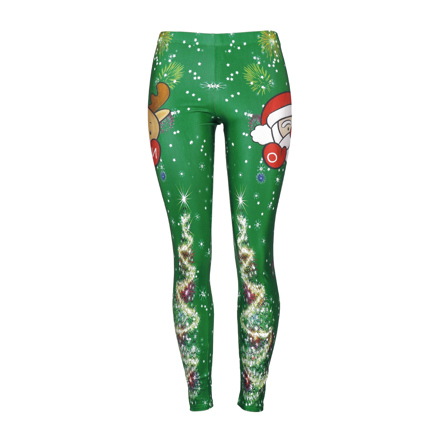 Women's Digital Printed Leggings Europe And America Christmas
