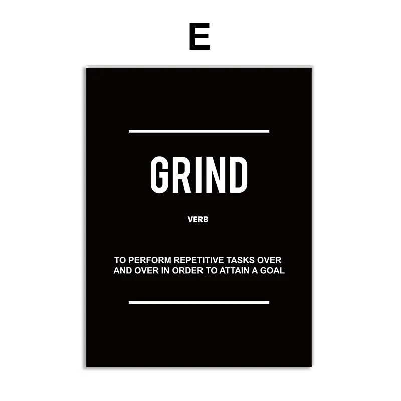 Wall Art Inspirational Quotes Office Decor