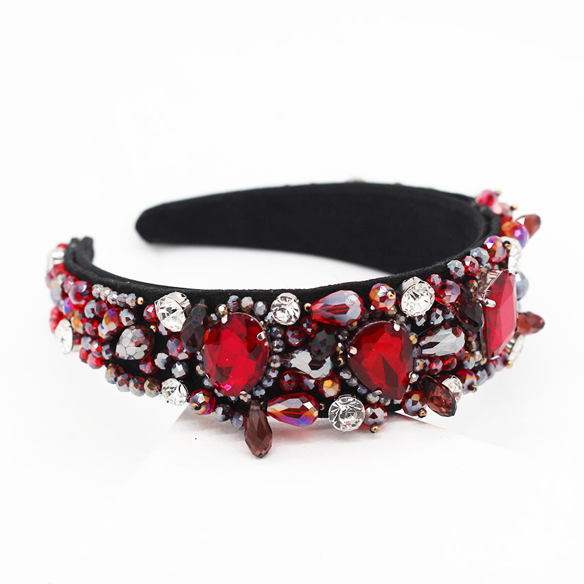 Rhinestone Geometric Hairband, picture 2 of 5