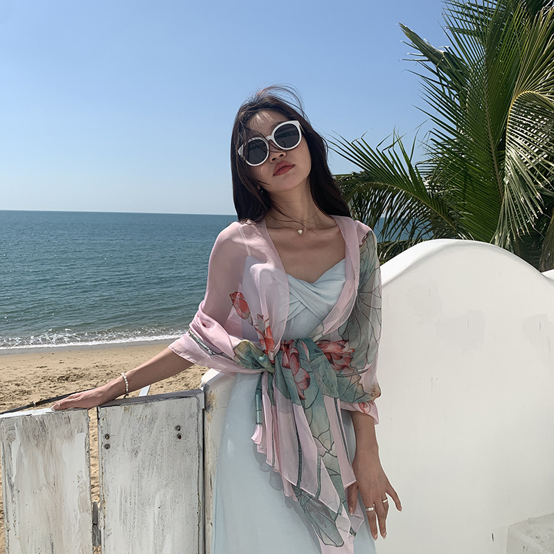 Widening And Lengthening Scarf Sun Protection Shawl