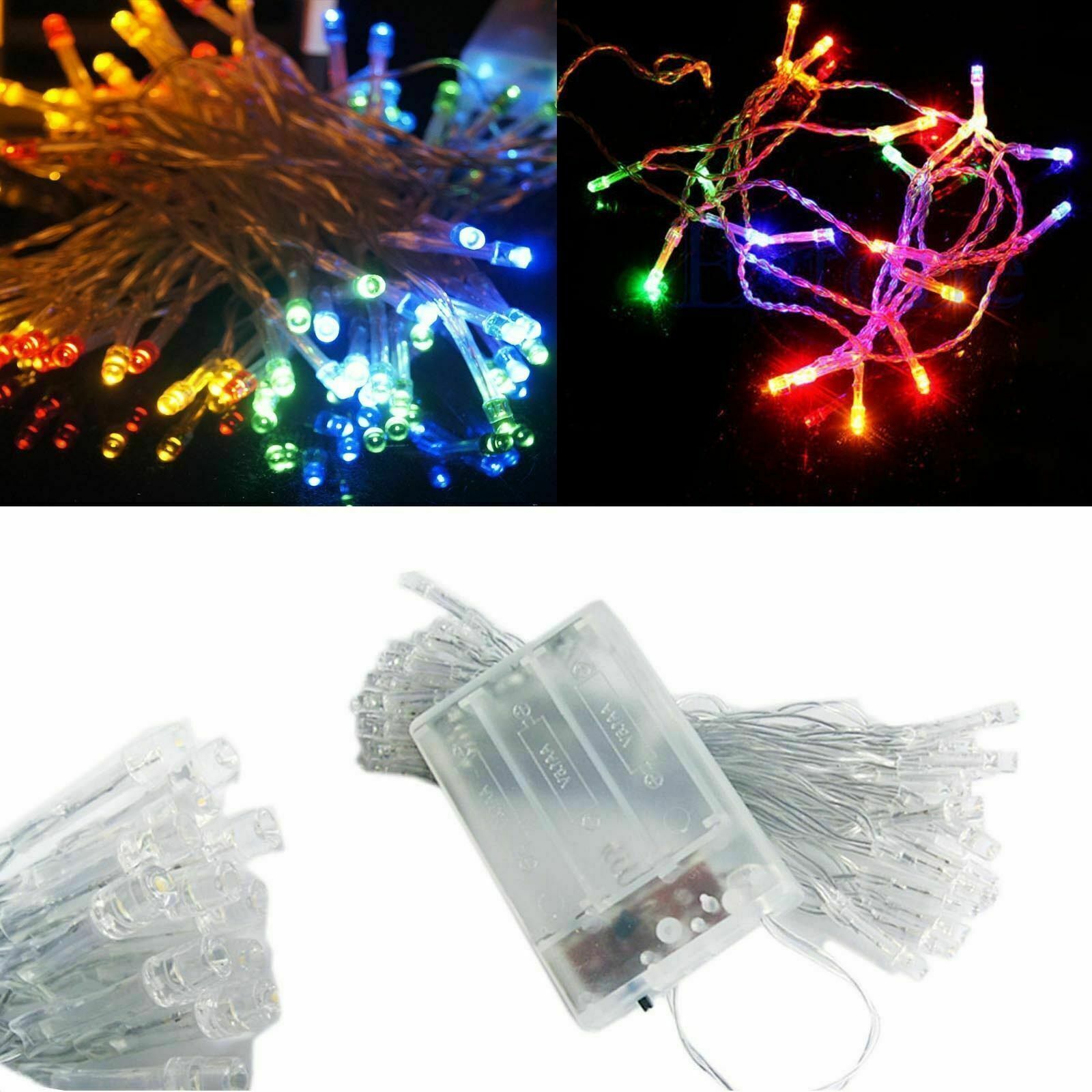 Led String Lights, Battery Operated Fairy Christmas With 10 20 50 1 0 0 LEDs — image 8