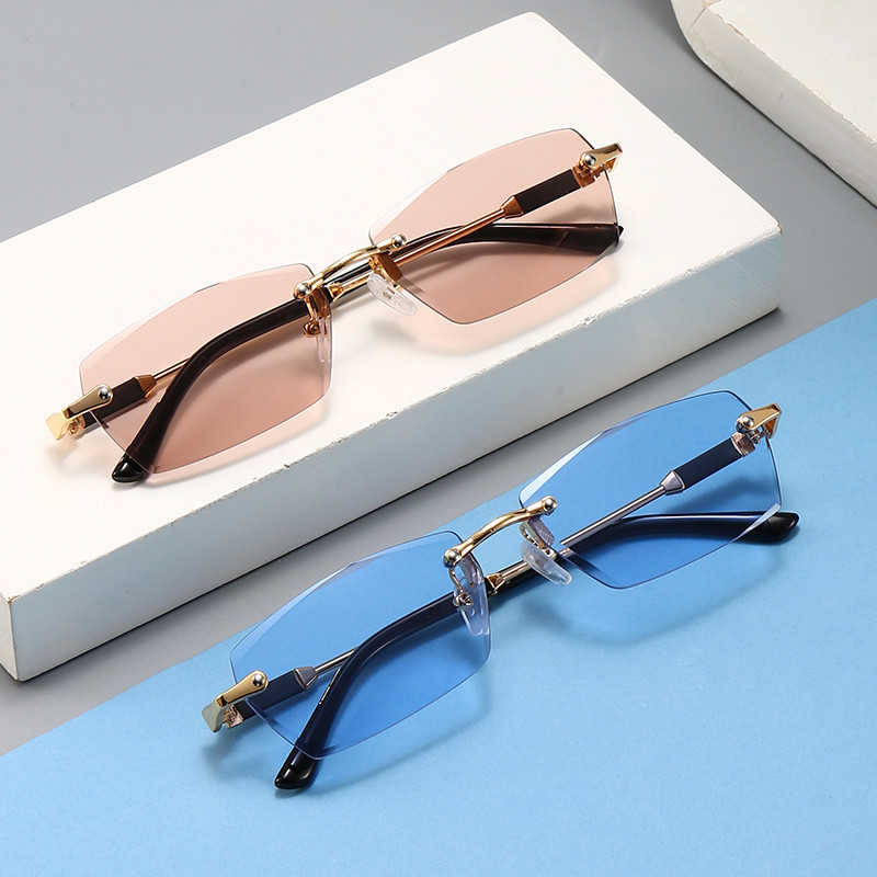 Frameless Trim Sunglasses Personality Jelly Color - Image 8