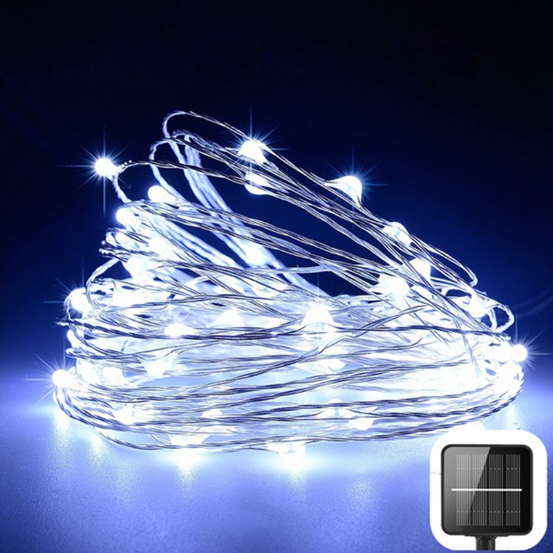 Title 8, 200 LED Solar Copper Wire String Lights, perfec...