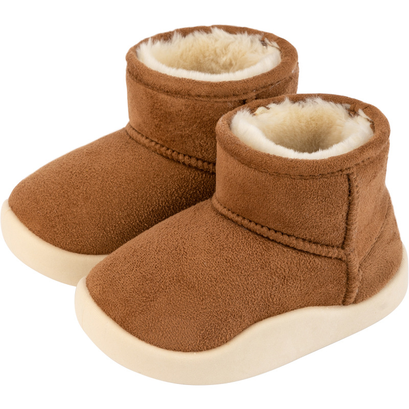 Baby Anti-skid Boy Plush Warm Cotton Boots — foto 4