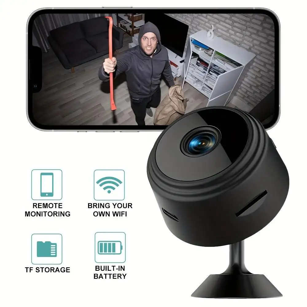 HD Surveillance Camera, Remote Mobile Viewing, Easy Installation, Suitable For Home Use,Free Shipping Is Not Available For Some Addresses We Recommend Contactin