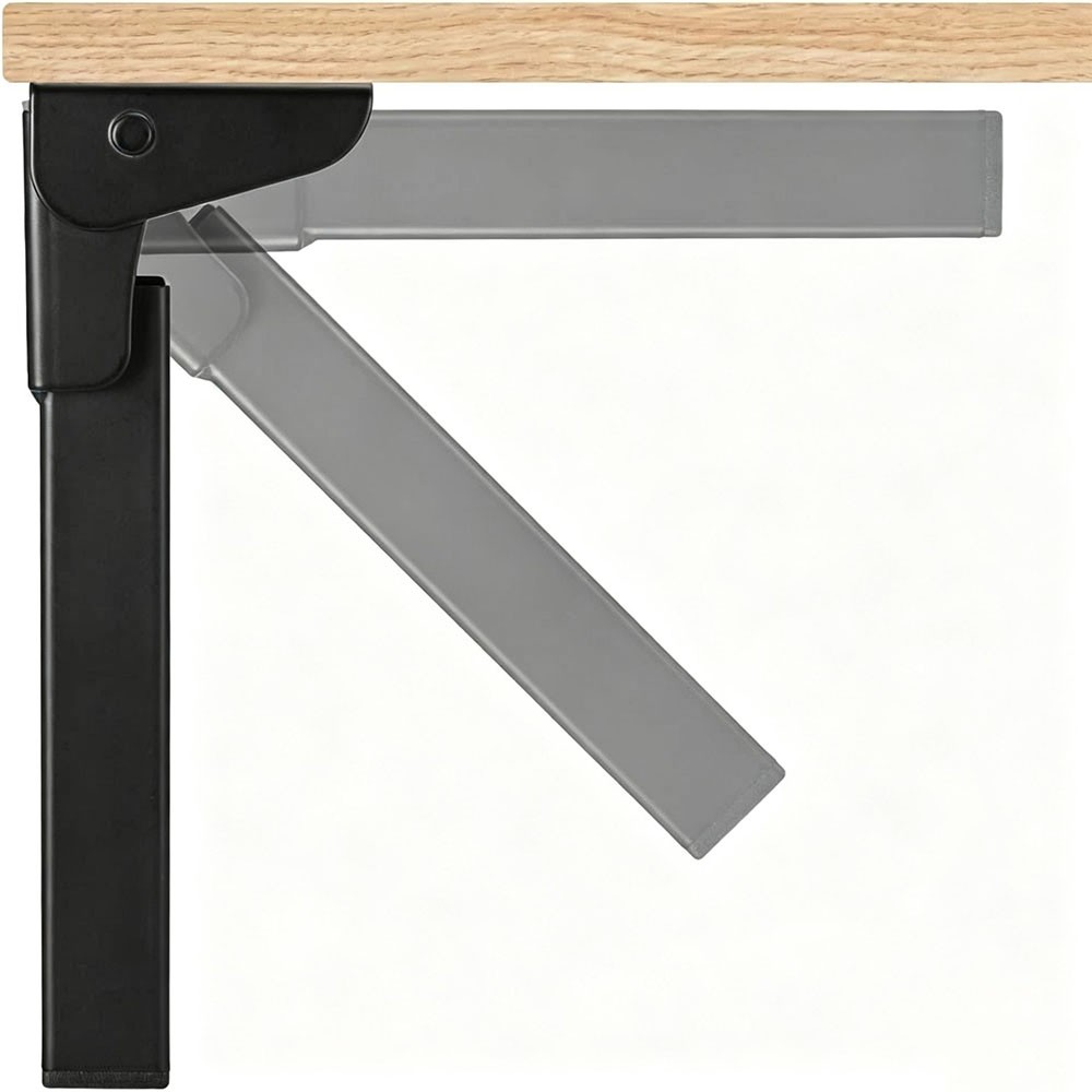 4pcs Folding Table Legs 70cm Metal Foldable For Desk Furniture Cabinet — image 8
