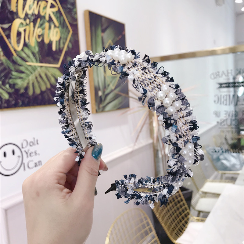 Simple Raw Edging, Beading, Thin Edging, Light Board, Hair Hoop, Headband, Pressing Hair, Lady