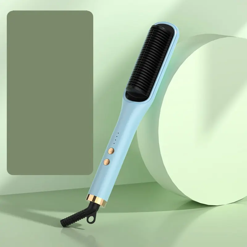Anion Hair Care Electric Curlers Comb Straightener