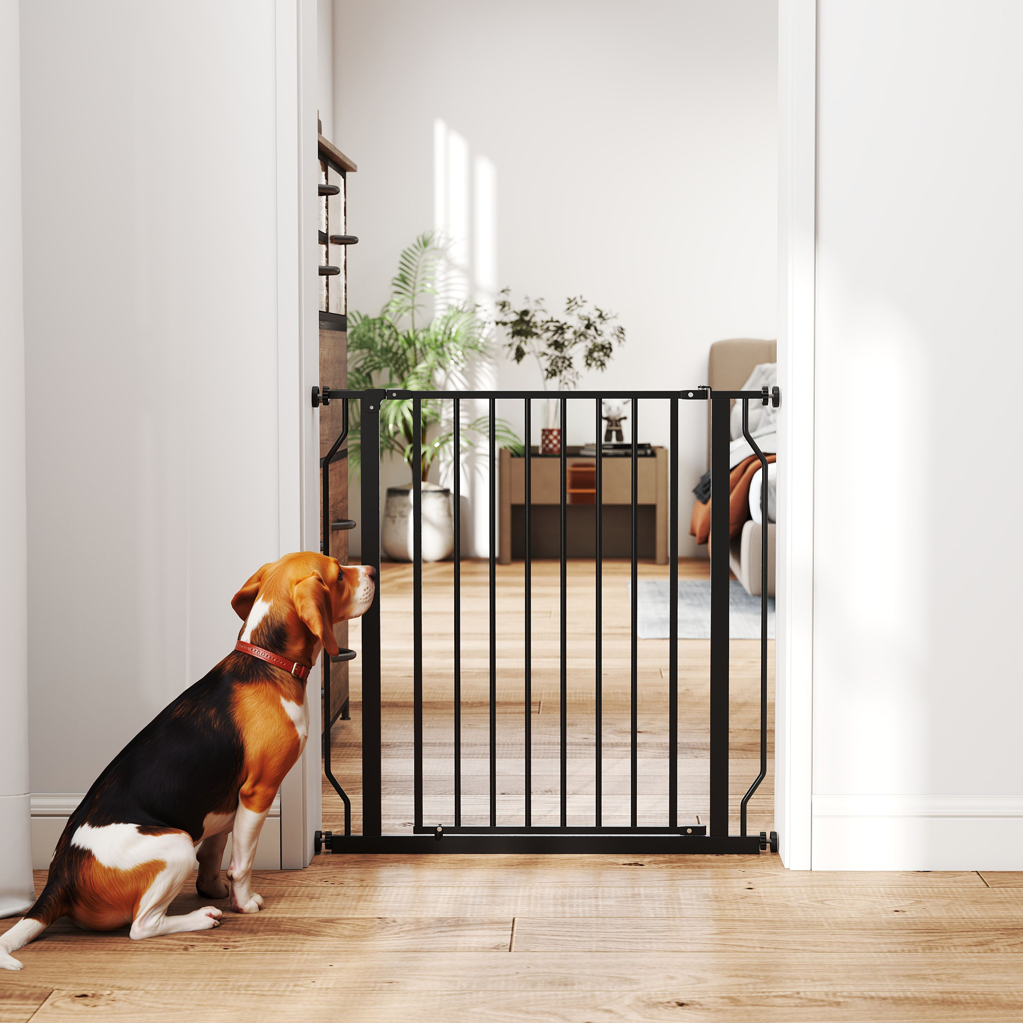 Ultra Wide Pet Safety Door With Pressure Device, Suitable For Doorways