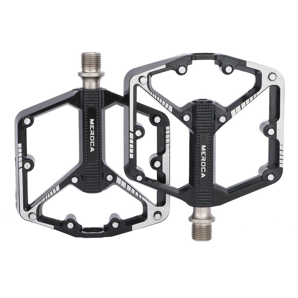 Title 4, Aluminum alloy mountain bicycle pedals offer su...