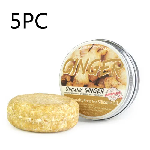 Ginger Shampoo Soap Anti dandruff Refreshing 60G Ginger 5Pc - Shop at LoveMi