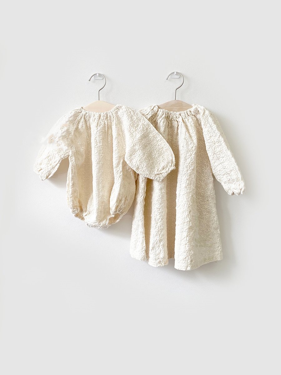 Western Style Embroidered Girl's Suspender Dress