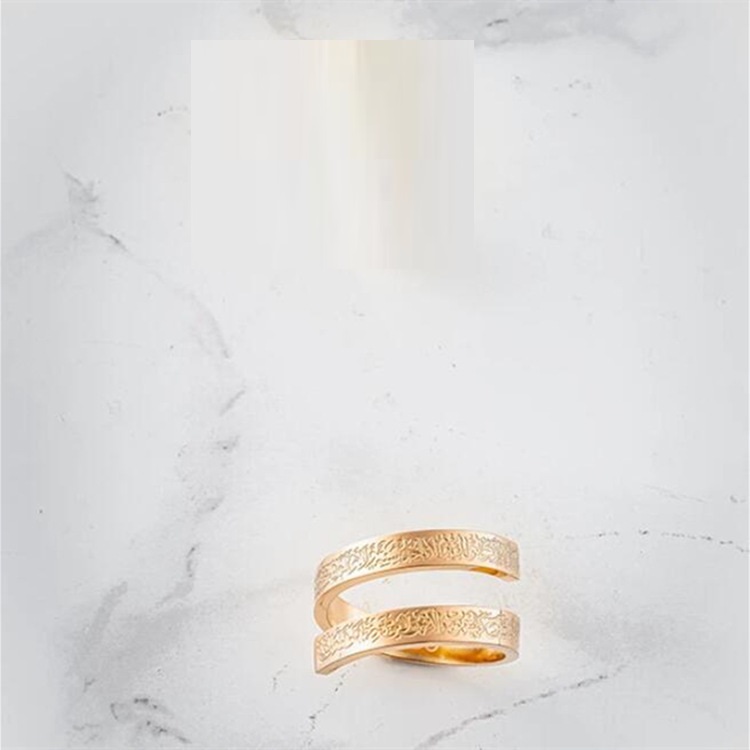 European And American Ayatur Kurxi Strip Ring Stainless Steel