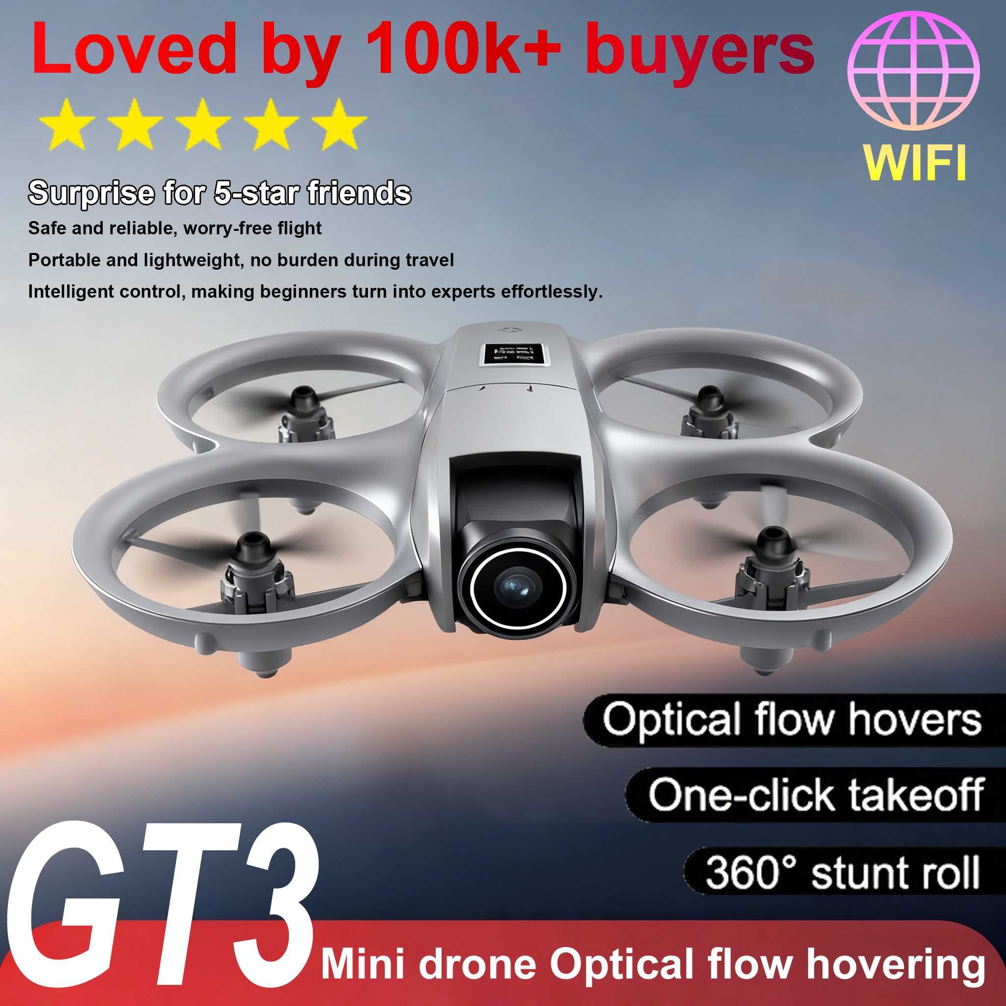 002 Dual Camera Single Battery Drone detail