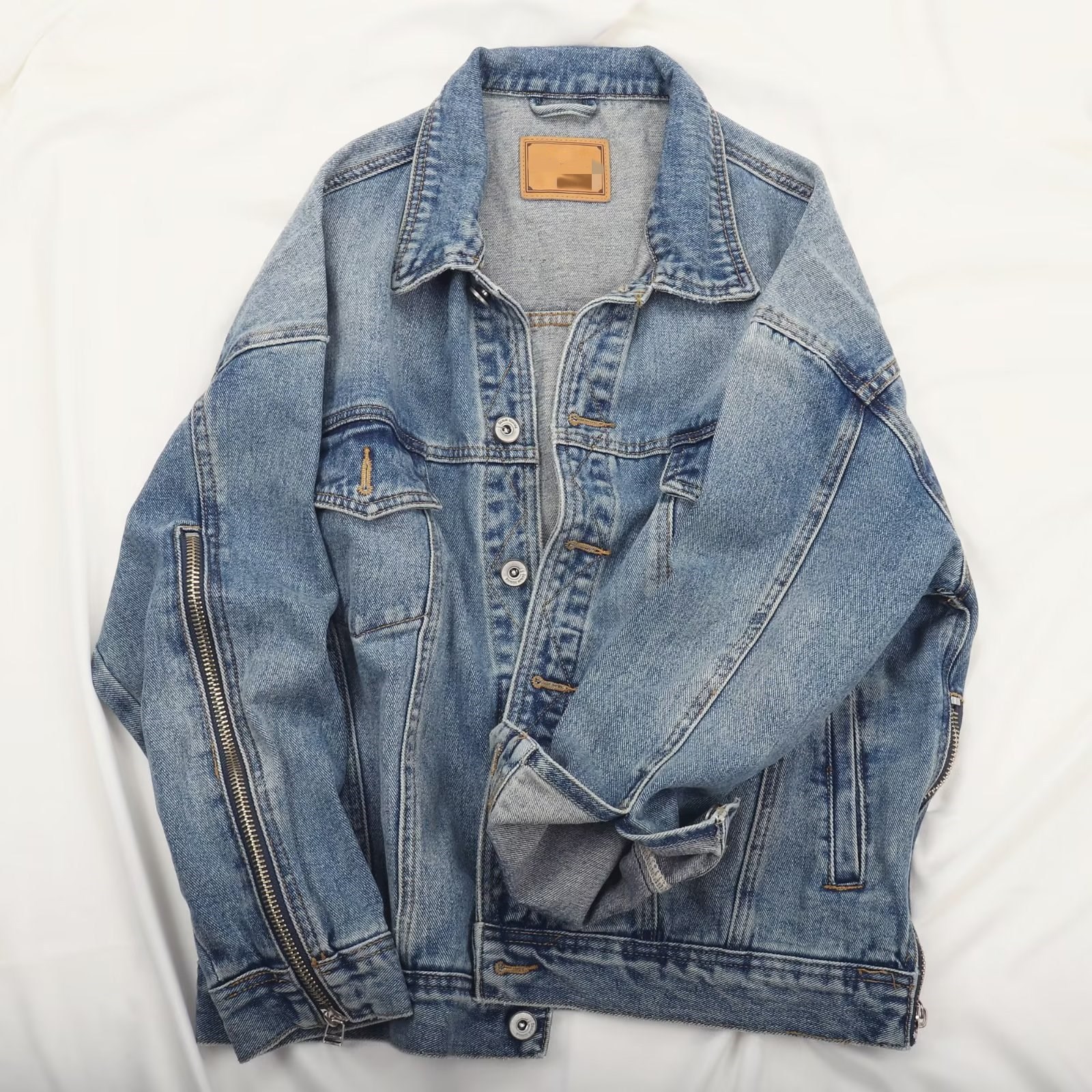 Men's Loose Plus Size All Match Denim Jacket