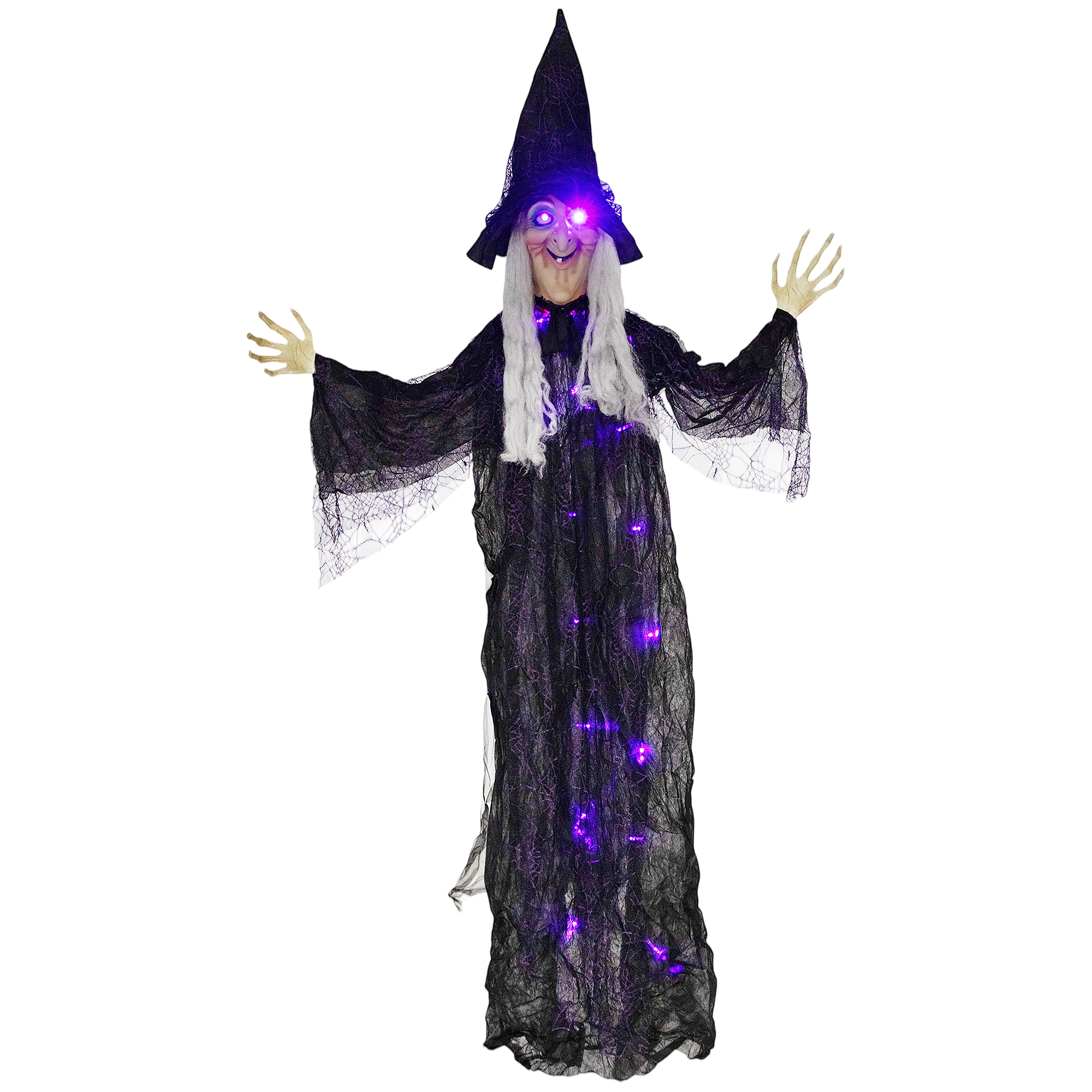 183 Cm Life Size Halloween Animated Hanging Witch