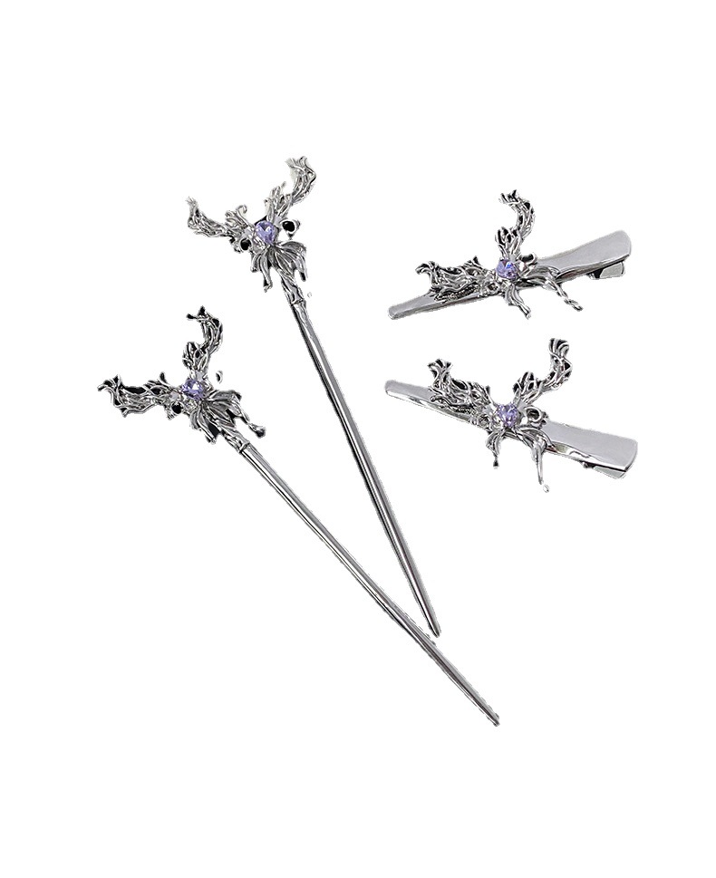 The Antique Design Of Liquid Butterfly Hairpins Is Irregular