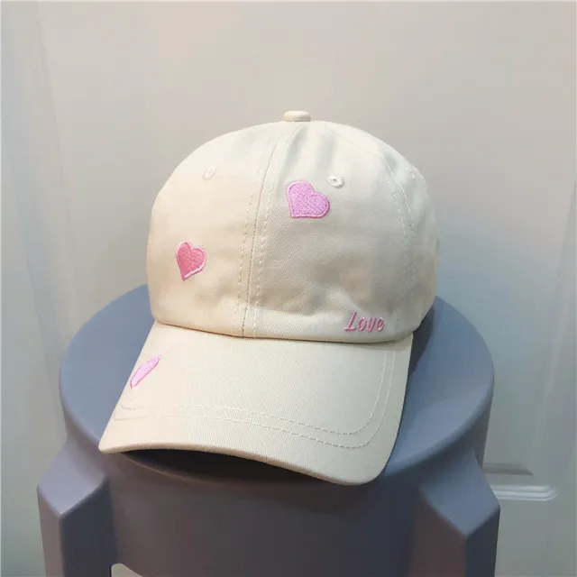 Baseball Hat Female Summer Korean Student Bow Cap Sunhat Beige - Shop at LoveMi