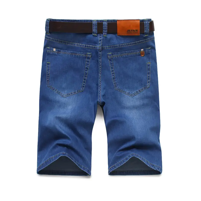 Summer Ultra-thin Loose Straight Denim Shorts