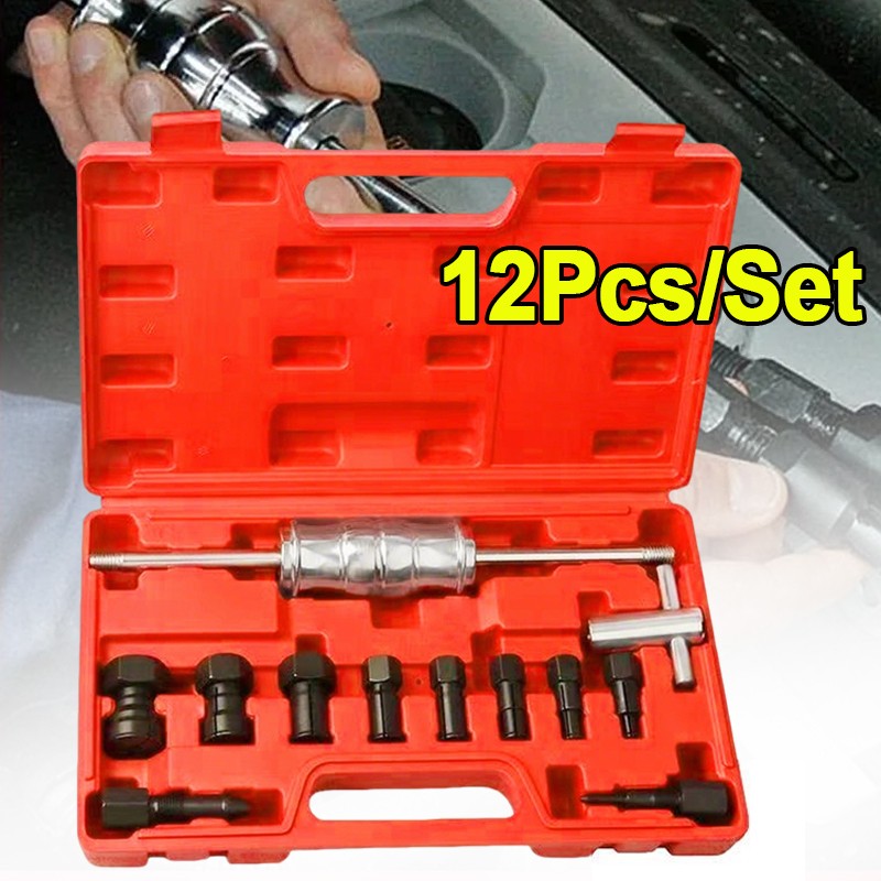 8-32mm Inner Bearing Puller Kit Set Remover Slide Hammer Blind Hole W Red Case — image 4