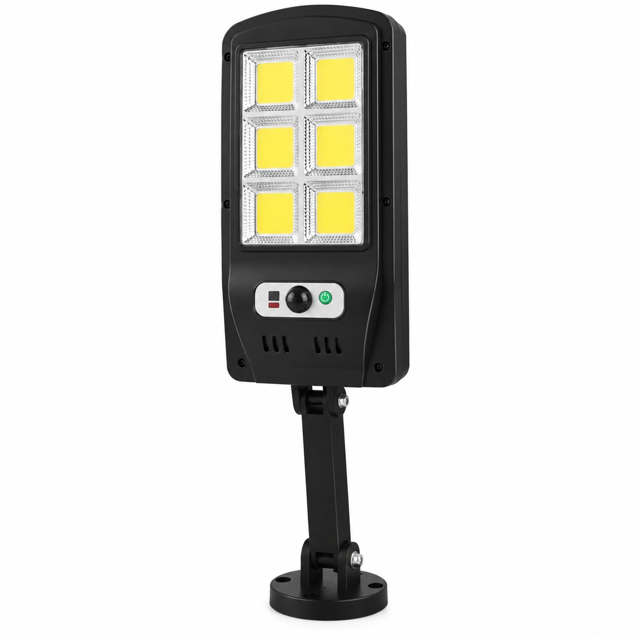 W756 6 Lampă solară cu LED pentru iluminat curte interioară Furnizor en-gros COB Street 1500mAh