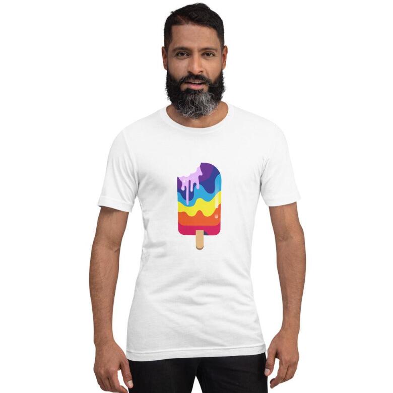 Title 5, T-shirt unisexe Rainbow Ice Candy