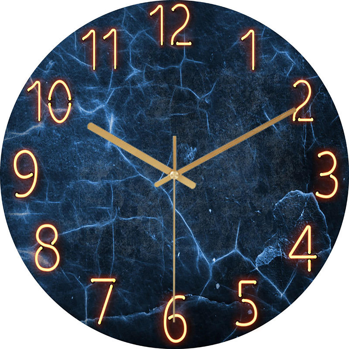 Glass Wall Clock, Sweep Movement, picture 5 of 7